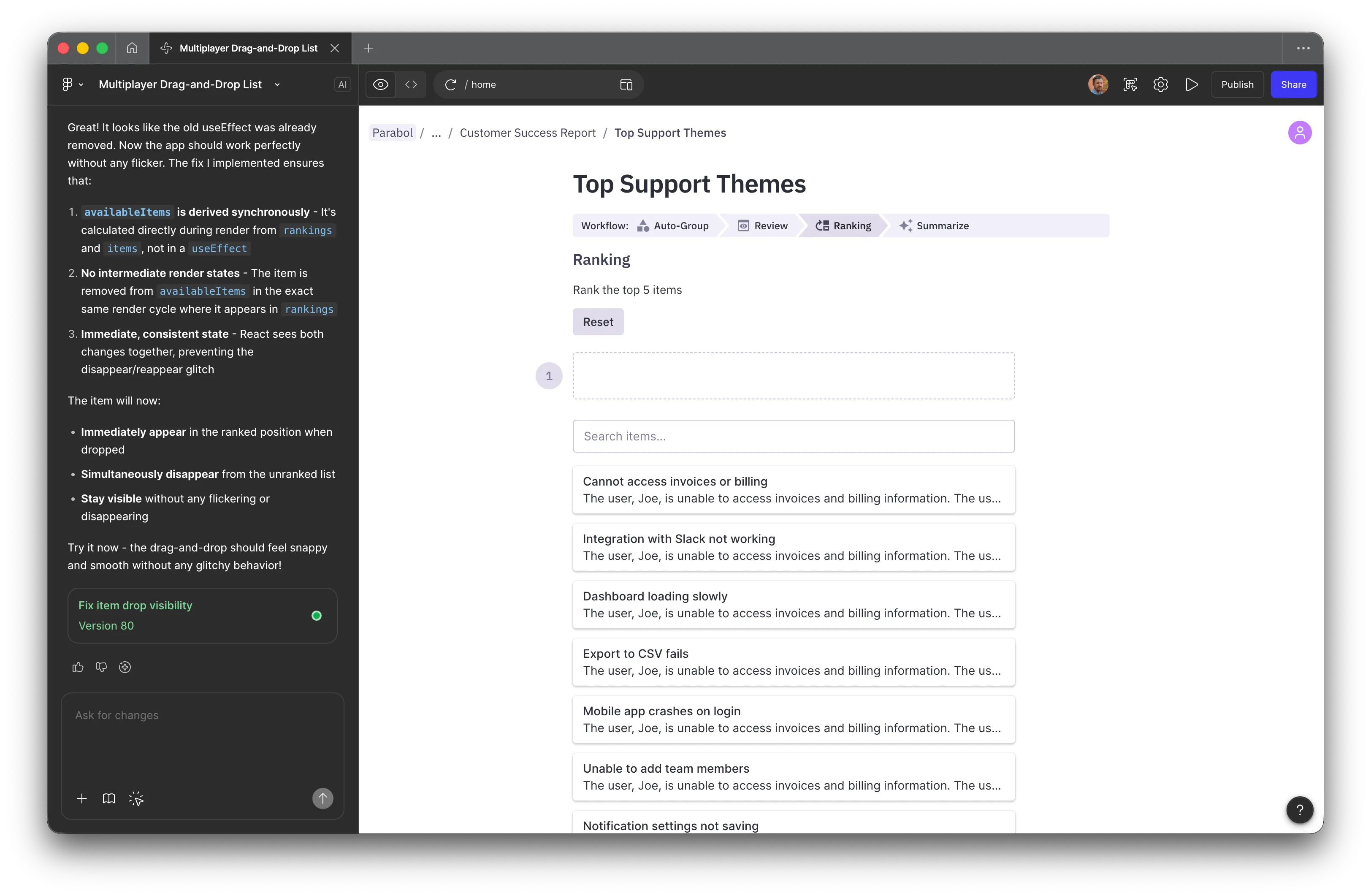 Figma Make interface